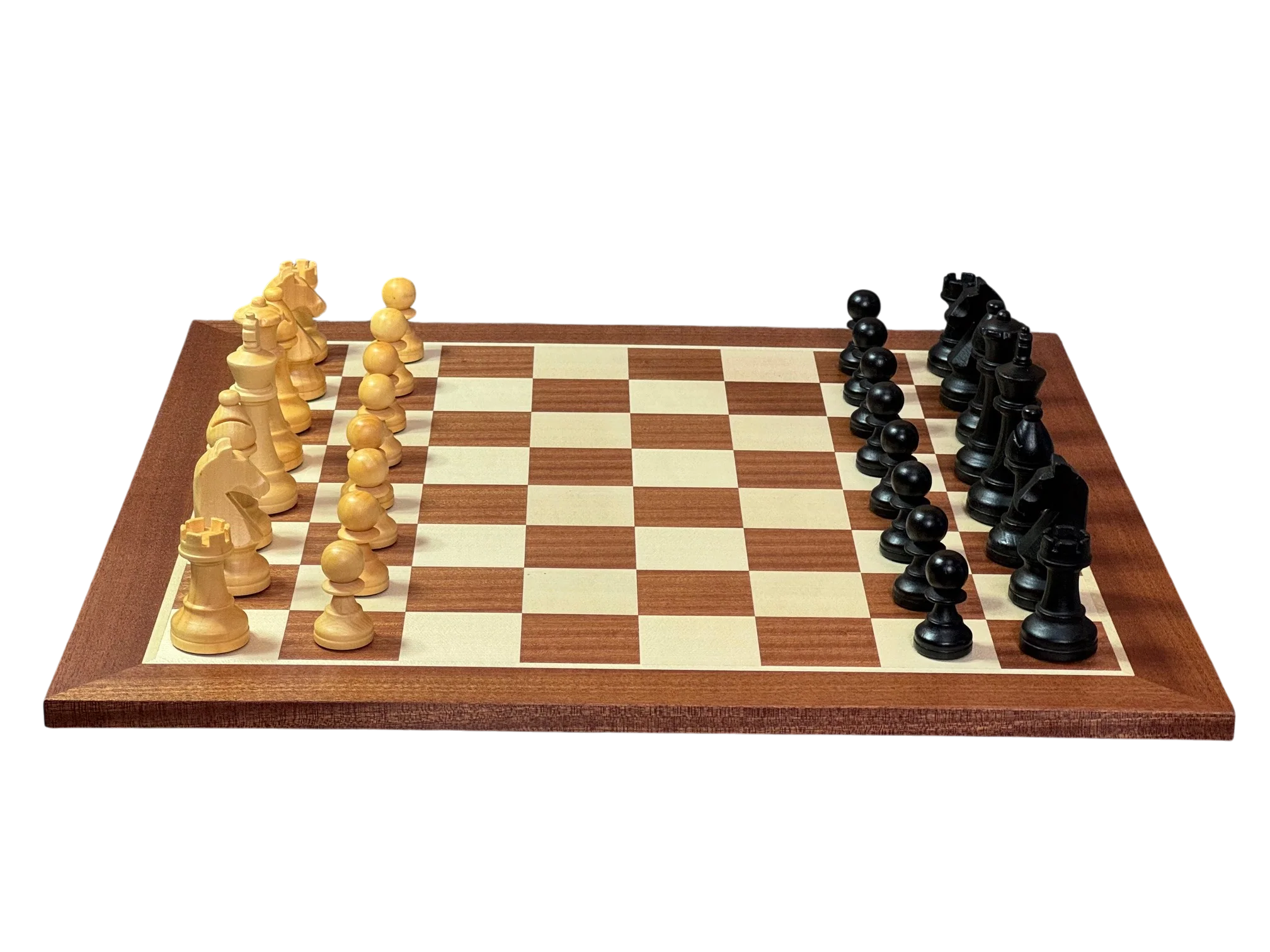 World Chess Style Chessmen Mahogany Chessboard & Box - Image 9